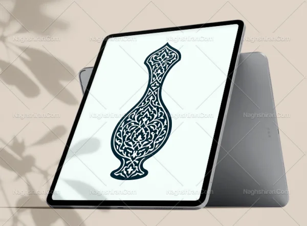 وکتور نشان تذهیب