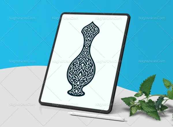 وکتور نشان تذهیب