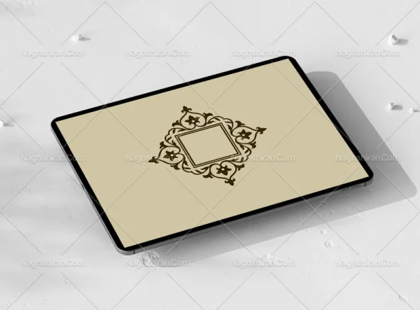 حاشیه لوزی نقوش سنتی