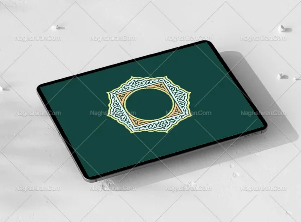 وکتور حاشیه اسلیمی
