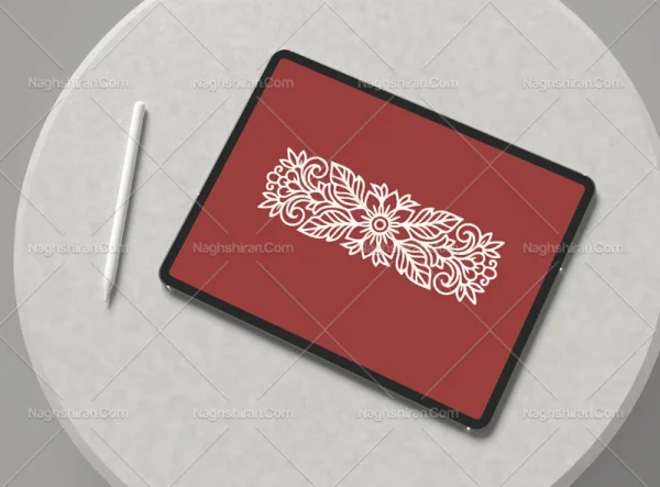 واگیره حاشیه گل و بوته رایگان