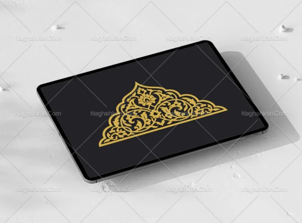 وکتور سرلوح تذهیب