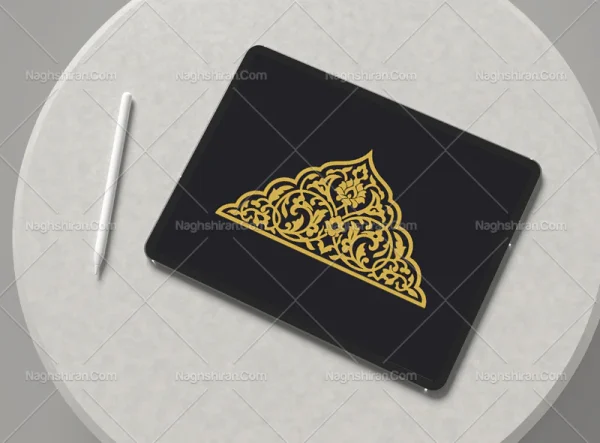وکتور سرلوح تذهیب