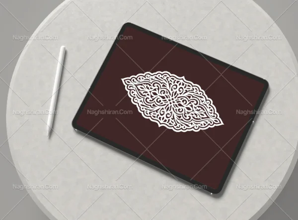 وکتور طرح ترنج سنتی
