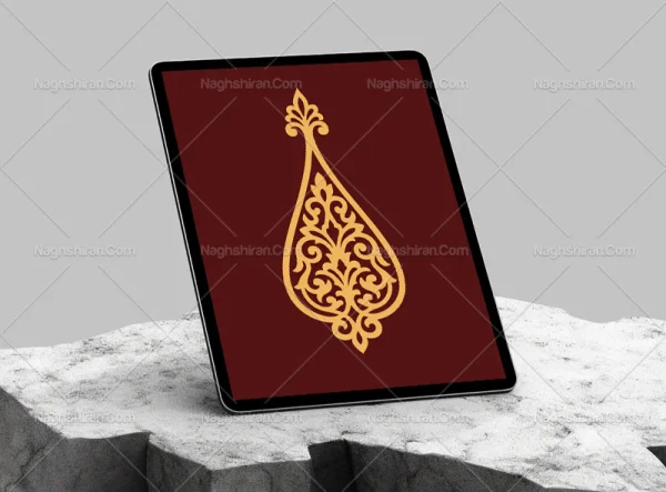 وکتور نشان نقوش ایرانی خلاقانه