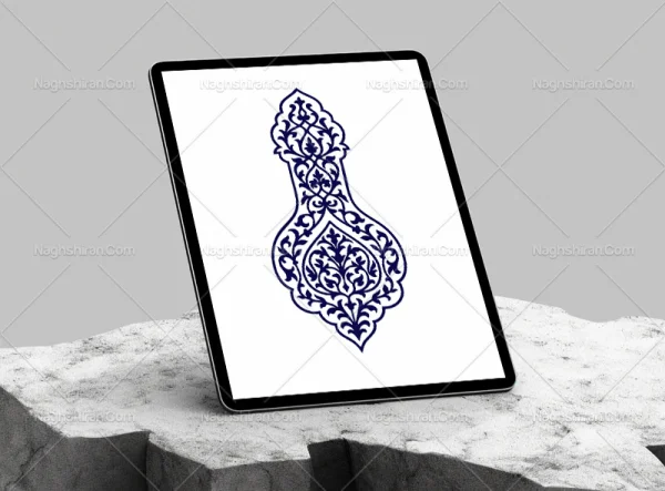 وکتور قلمدان اسلیمی خاص