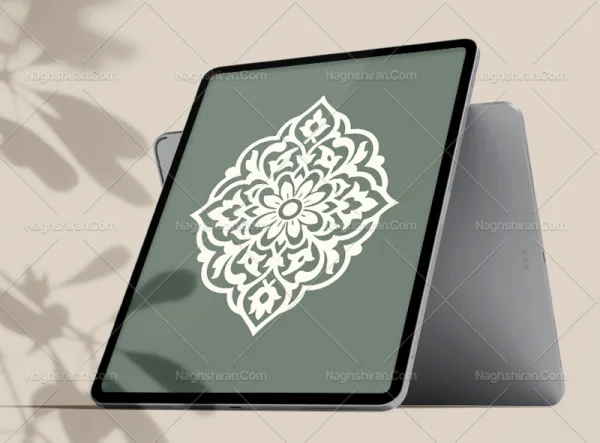 وکتور ترنج ساده تذهیب