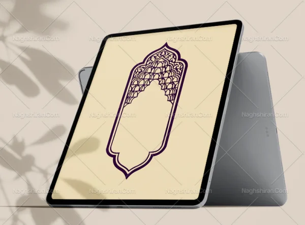 وکتور طرح محراب خاص رایگان