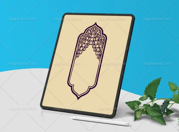 وکتور طرح محراب خاص رایگان