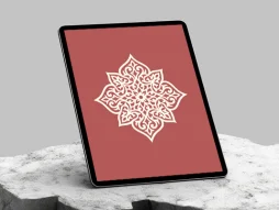 وکتور طرح نشان ساده سنتی