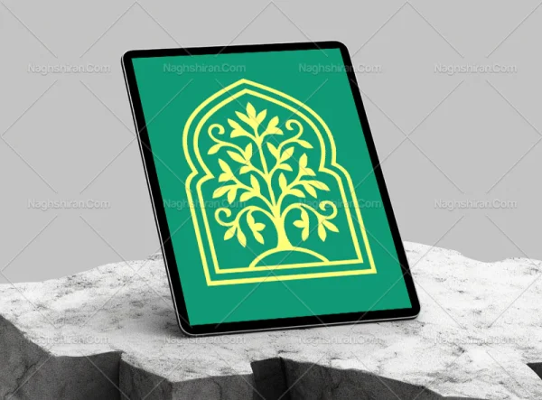 وکتور محراب نقوش ساده رایگان