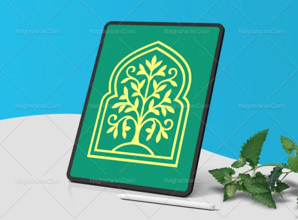 وکتور محراب نقوش ساده رایگان