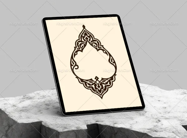 وکتور حاشیه اسلیمی