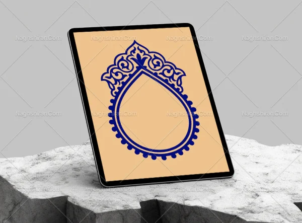 وکتور حاشیه نقوش اسلیمی و سنتی