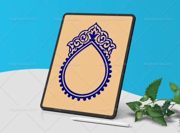 وکتور حاشیه نقوش اسلیمی و سنتی