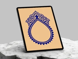وکتور حاشیه نقوش اسلیمی و سنتی