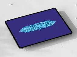 وکتور قلمدانی طرح اسلیمی