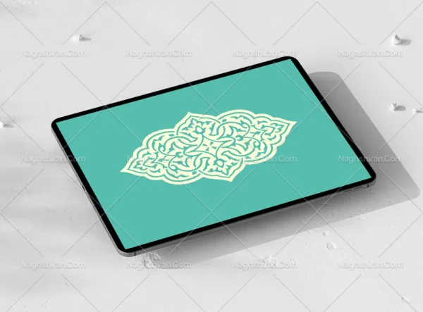 وکتور ترنج نقوش اسلیمی