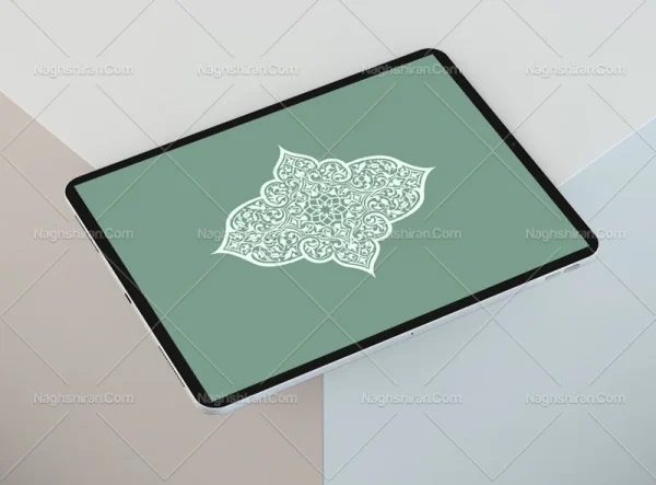 وکتور ترنج طرح اسلیمی