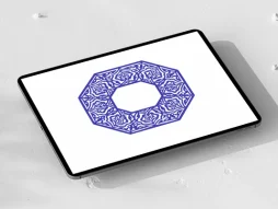 وکتور حاشیه سنتی چند ضلعی