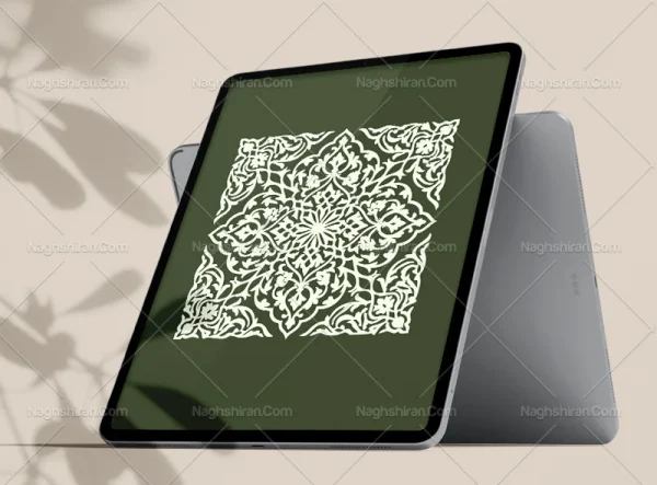وکتور ترنج و لچک ترنج اسلیمی