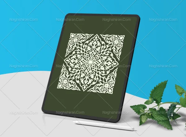 وکتور ترنج و لچک ترنج اسلیمی