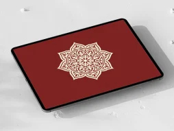 طرح وکتور نشان شمسه سنتی