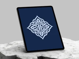 وکتور نشان ساده نقوش سنتی