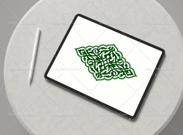 وکتور ترنج اسلیمی ساده