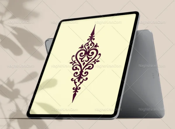 وکتور نشان سنتی شکل رایگان