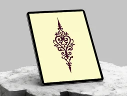 وکتور نشان سنتی شکل رایگان