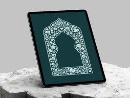 وکتور محراب گل و برگ ختایی