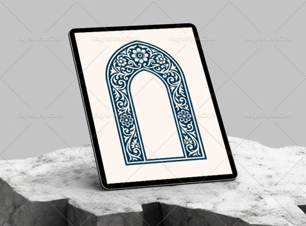 وکتور محراب نقوش سنتی