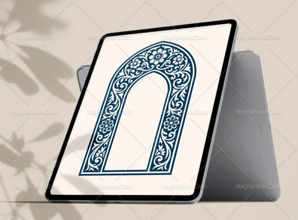 وکتور محراب نقوش سنتی