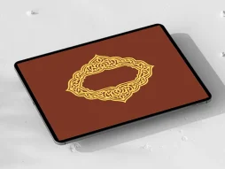 وکتور حاشیه طرح ترنج اسلیمی