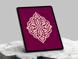 وکتور نشان سنتی و گره چینی