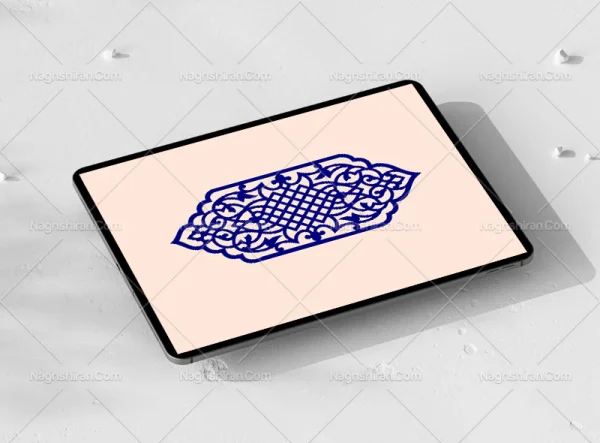 وکتور طرح ترنج اسلیمی