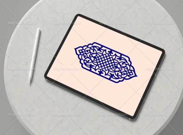 وکتور طرح ترنج اسلیمی