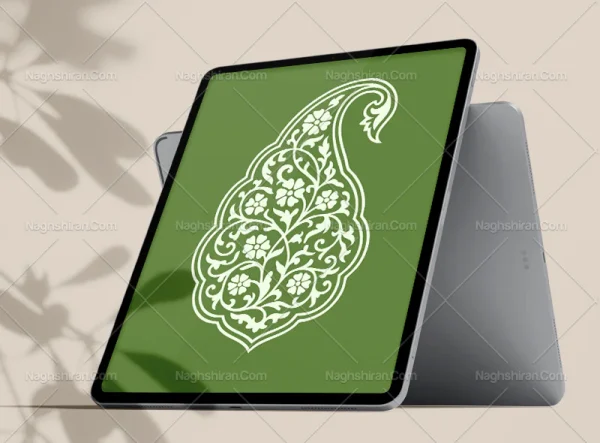 وکتور بته جغه نقوش سنتی
