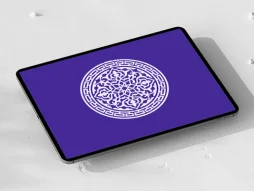 وکتور نشان سنتی و گره چینی دایره