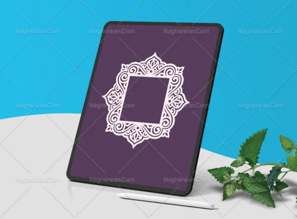 وکتور حاشیه نقوش سنتی