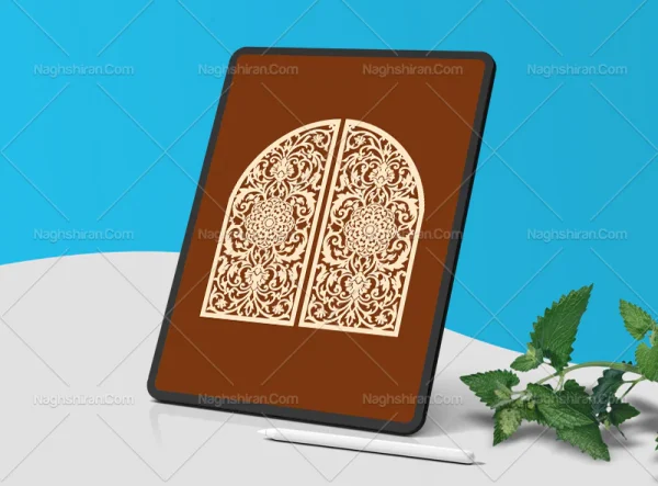 وکتور طرح در نقوش سنتی