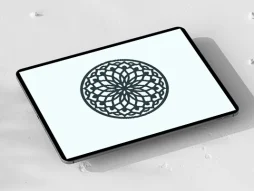 وکتور سنتی دایره طرح نشان
