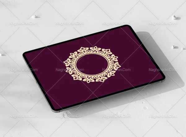 وکتور حاشیه ساده سنتی
