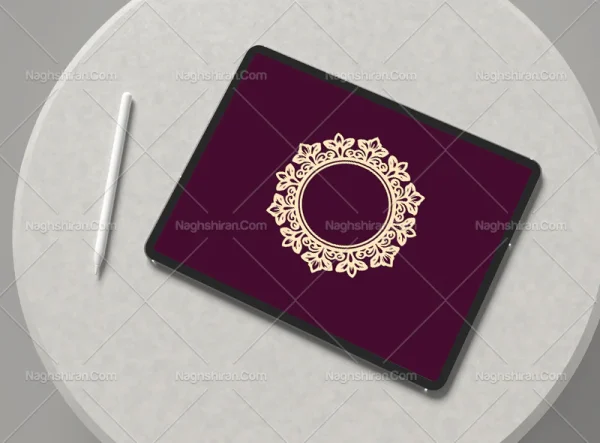 وکتور حاشیه ساده سنتی