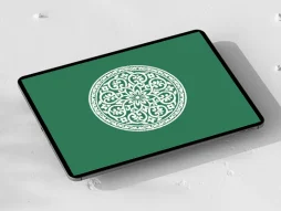 وکتور دایره طرح نشان المان سنتی