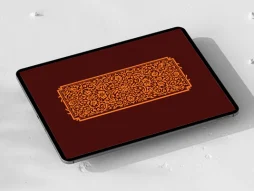وکتور طرح کتیبه نقش و نگار سنتی