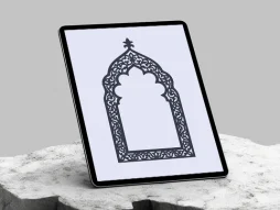 وکتور محراب طرح حاشیه سنتی