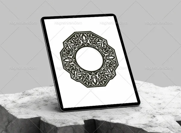 وکتور حاشیه طرح خاص نقوش سنتی