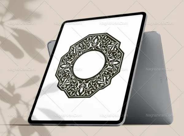 وکتور حاشیه طرح خاص نقوش سنتی